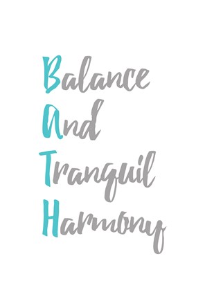 Framed Balance and Tranquil Harmony Print