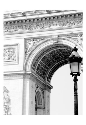 Framed Paris Arc de Triomphe Print