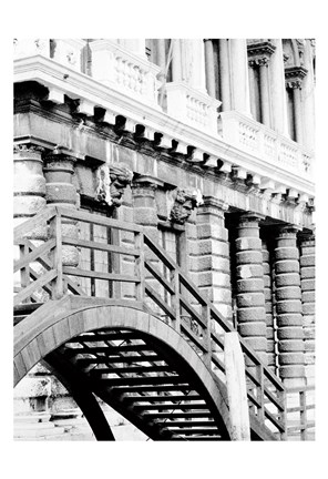 Framed Venice Bridge Print