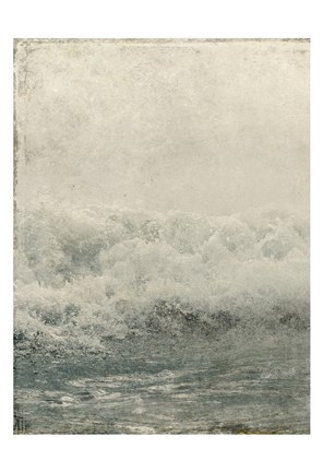Framed Ocean Waves 1 Print
