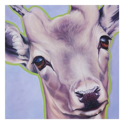 Framed Lilac Deer 82490 Print
