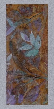 Framed Leaf Shimmer II Print