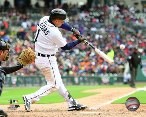 Framed Jose Iglesias 2016 Action Print