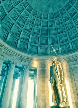 Framed Jefferson Memorial 2 Print