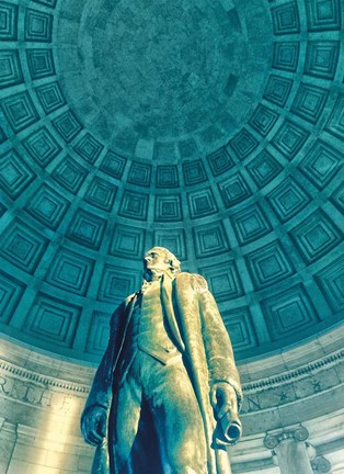 Framed Jefferson Memorial 6 Print