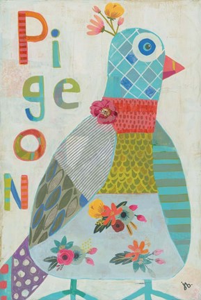 Framed Pigeon Print