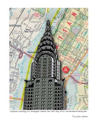 Framed Chrysler Building - NYC Print
