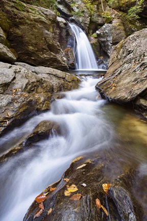 Framed Chute at Bingham Falls Print