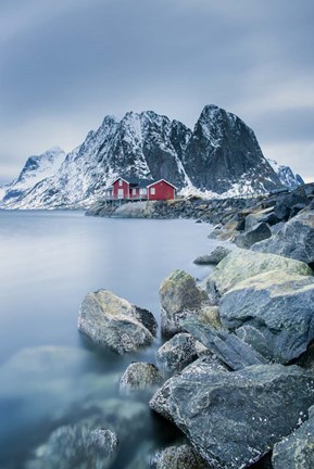 Framed Fishermen Cabin Print