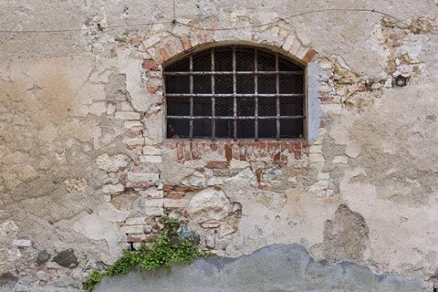 Framed Monticchiello Window #1 Print