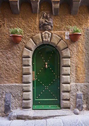 Framed Portovenere Door Print