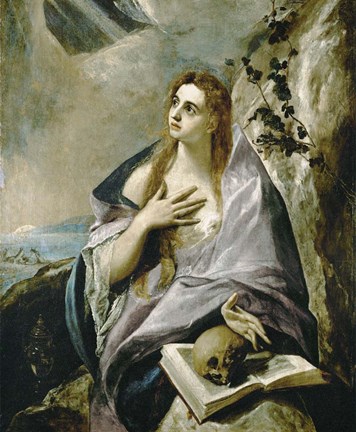 Framed Penitent Magdalen, c. 1576-1578 Print