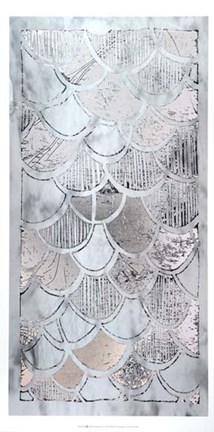 Framed Gilded Imprint II - Metallic Foil Print