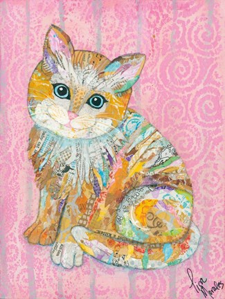 Framed Kitten Print