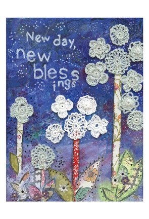Framed New Day New Blessings Print