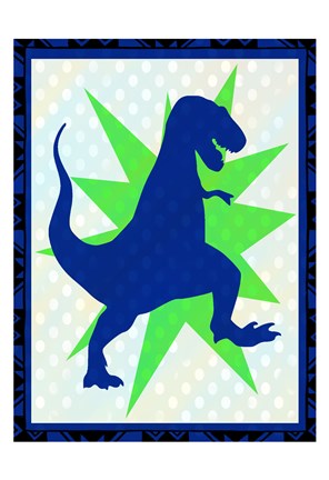 Framed Dinosaur 1 Print
