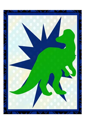 Framed Dinosaur 3 Print