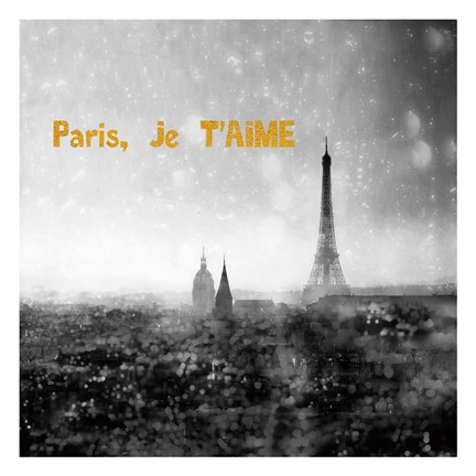 Framed Paris Je Aime Enlight Print
