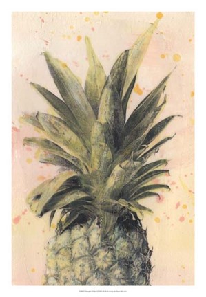 Framed Pineapple Delight I Print