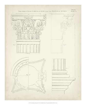 Framed Greek &amp; Roman Architecture I Print