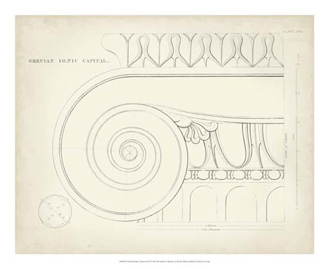 Framed Greek &amp; Roman Architecture IX Print