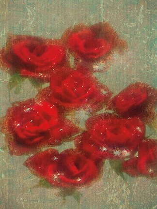 Framed Country Music Roses Print