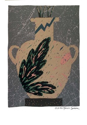Framed Haleiwa Vase Print