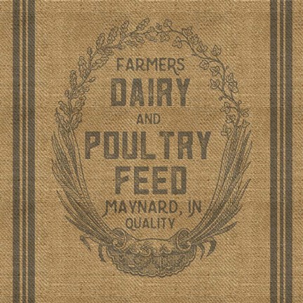Framed Farmers Dairy Print