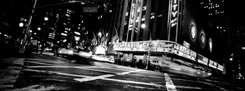 Framed Radio City Music Hall, Rockefeller Center, Manhattan, NY Print