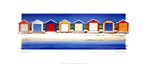 Framed Beach Colour Print