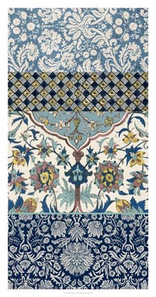 Framed Bohemian Tapestry IV Print
