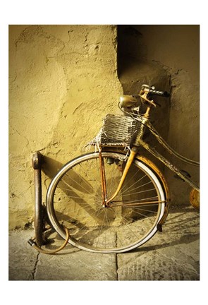 Framed Lucca Bicycle Print