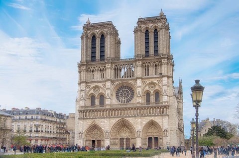 Framed Notre Dame Cathedral I Print