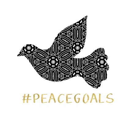 Framed Peace Goals Print