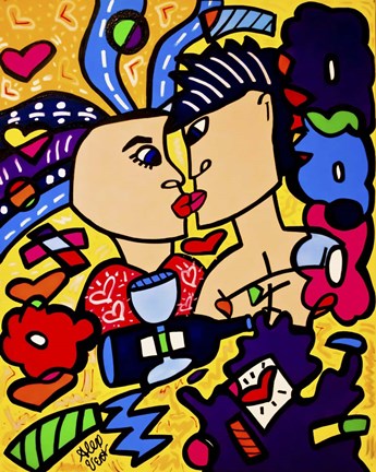 Framed True Love&#39;s Kiss Print