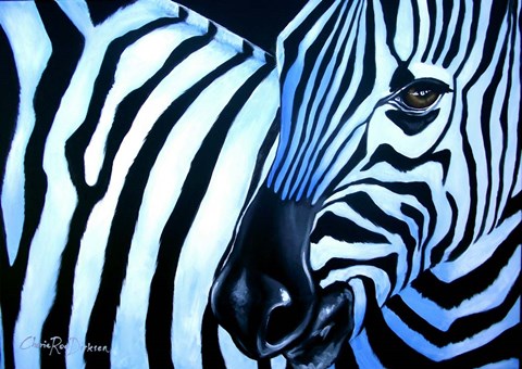 Framed That Zebra Look Print