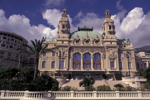 Framed Monte Carlo Casino, Monaco Print