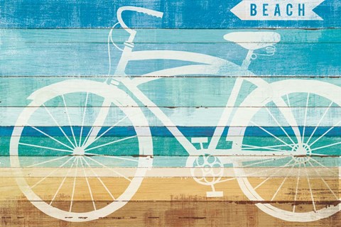 Framed Beachscape Cruiser II Print