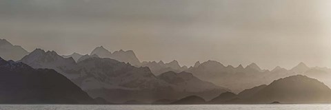 Framed Fog Over Glacier Bay National Park, Southeast Alaska Print