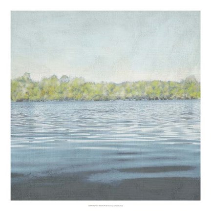 Framed Flat Water II Print