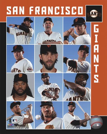 Framed San Francisco Giants 2017 Team Composite Print