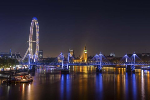 Framed Thames I Print