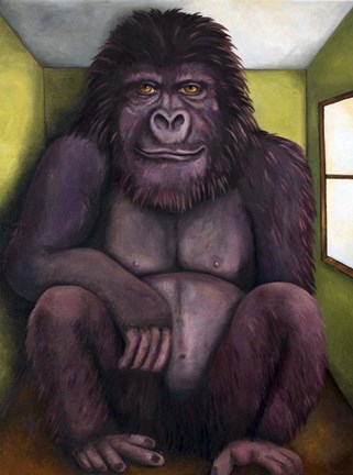 Framed 800 Pound Gorilla Print