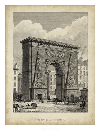 Framed Porte St. Denis Print