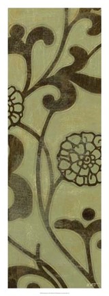 Framed Flowering Vine II Print