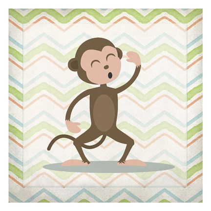 Framed Monkey Time Print