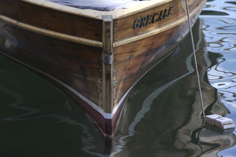 Framed Tuscan Boat Print