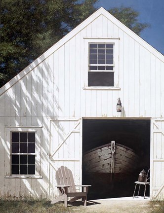 Framed Barn Print