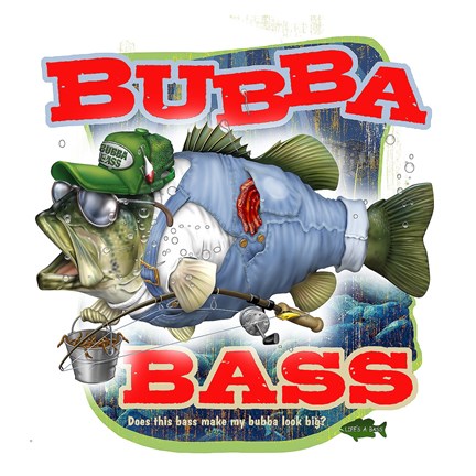 Framed Bubba Bass Print