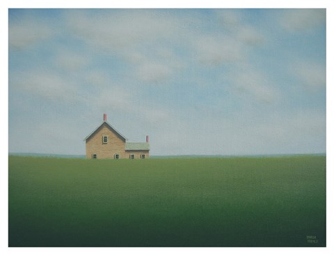 Framed Old Stone Farmhouse Print